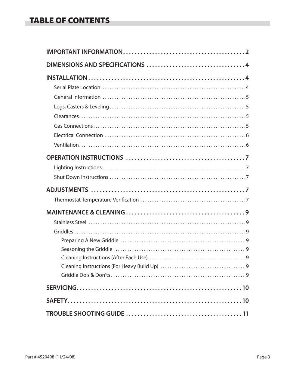 Garland CG-60F User Manual | Page 3 / 12