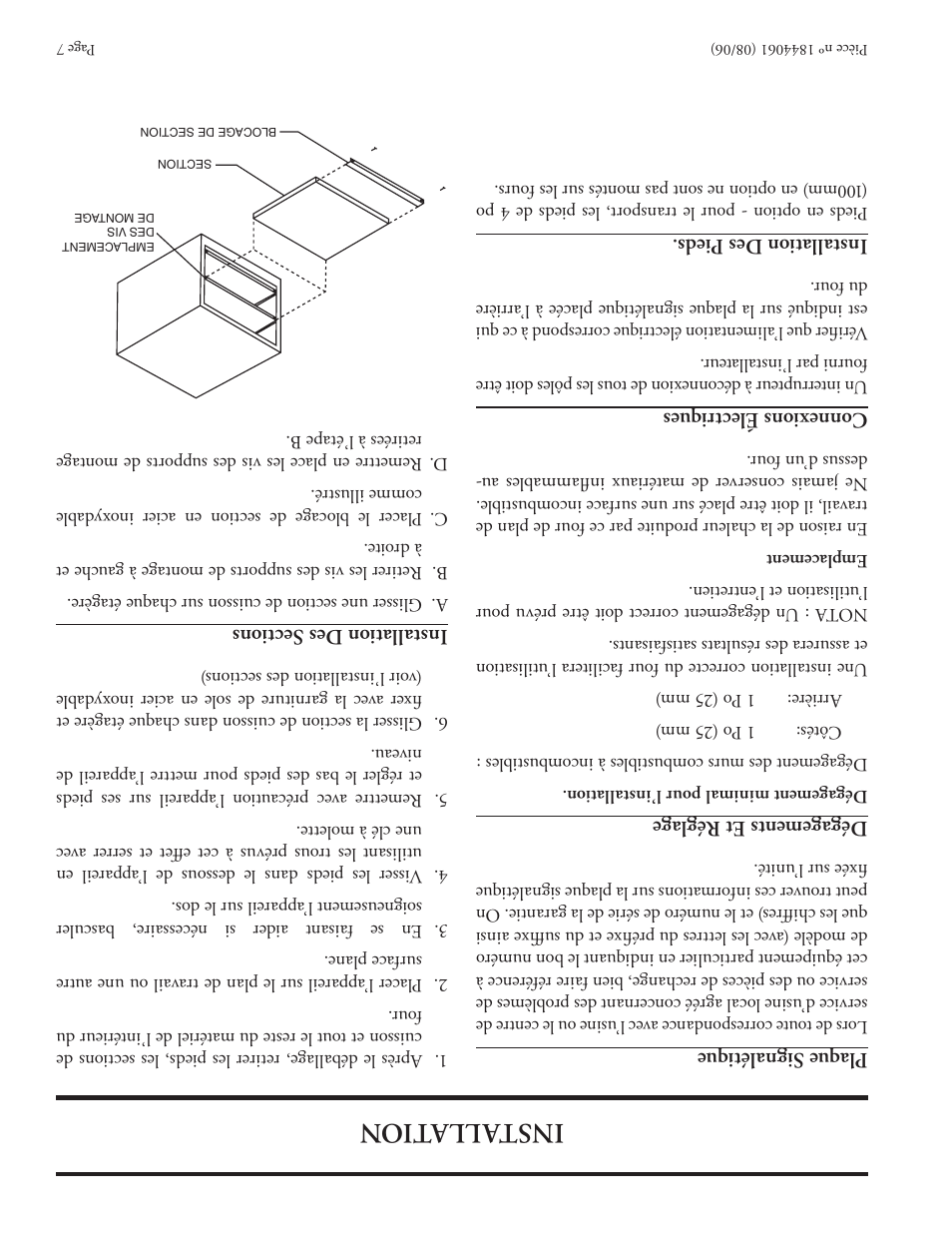 Ins ta ll ati on | Garland CPO-ES-12H User Manual | Page 14 / 20