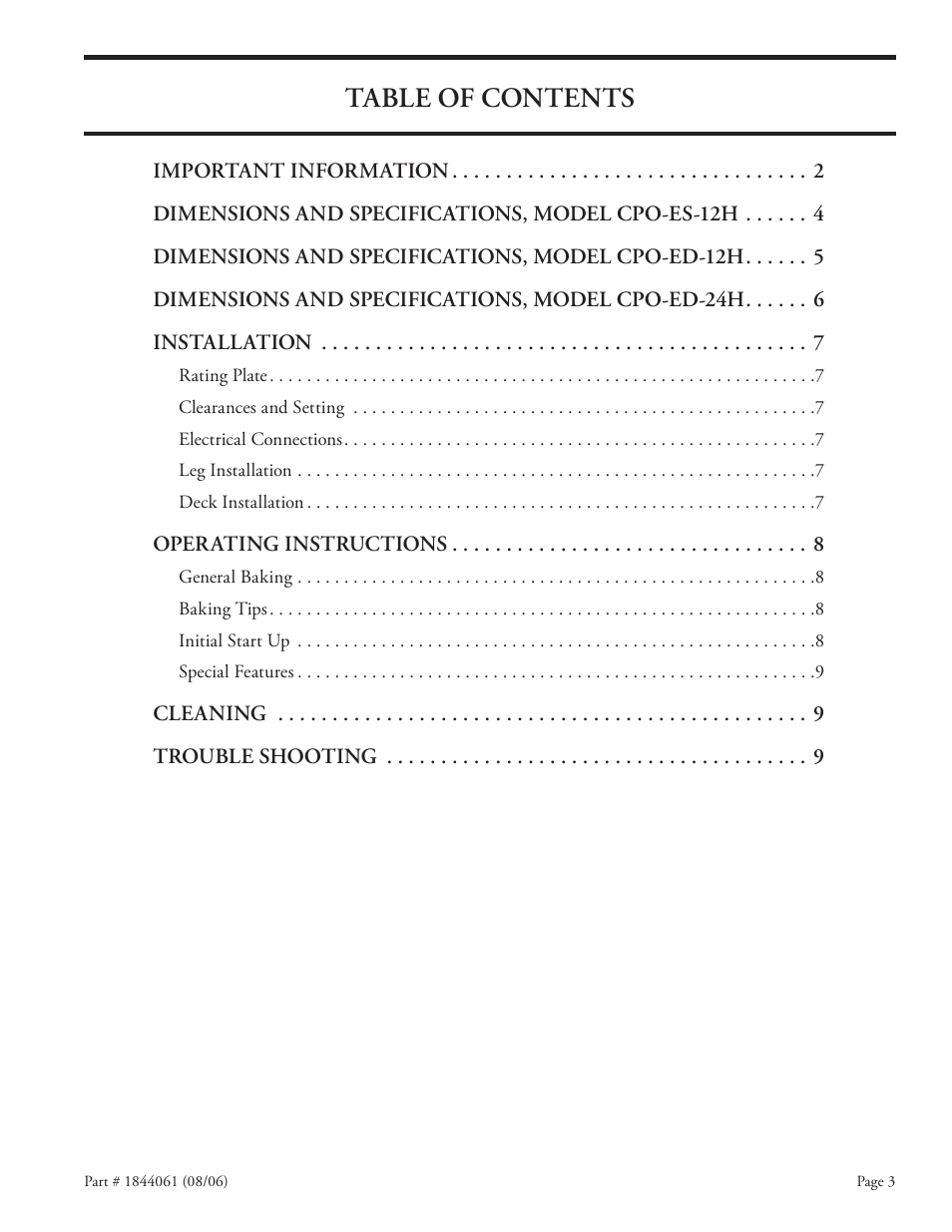 Garland CPO-ES-12H User Manual | Page 3 / 20