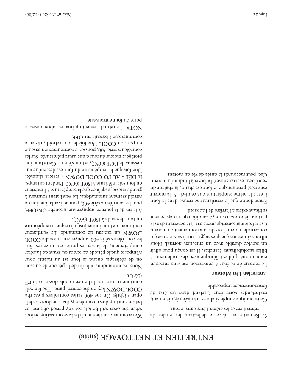 En tr etie n et nett oy age ( su ite ) | Garland Convection Microwave Oven User Manual | Page 23 / 44