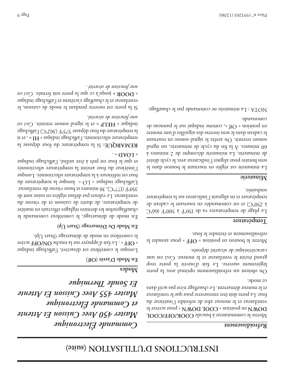 Garland Convection Microwave Oven User Manual | Page 36 / 44