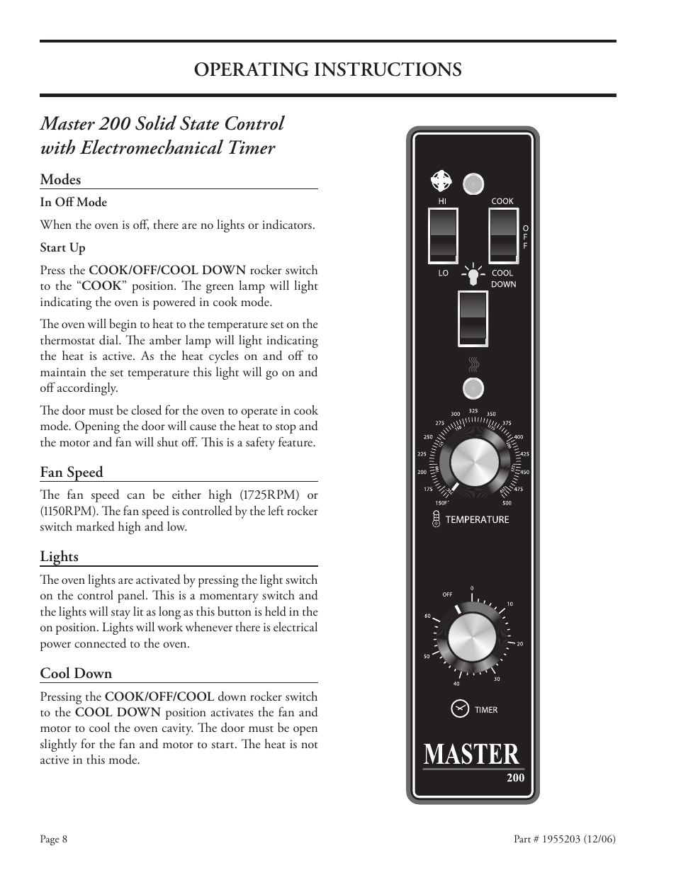 Garland Convection Microwave Oven User Manual | Page 8 / 44