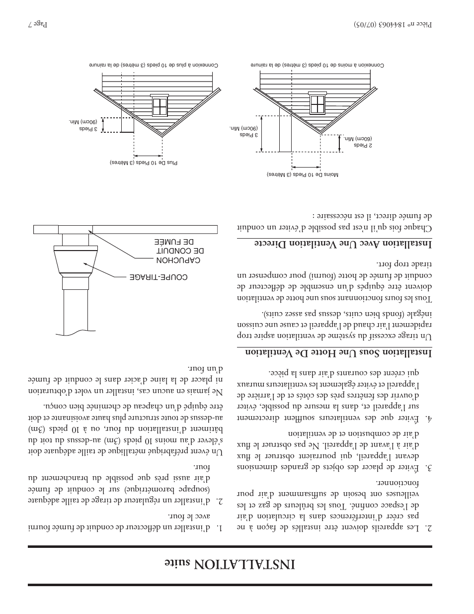 Ins ta ll ati on su ite | Garland GAS PIZZA OVENS User Manual | Page 22 / 28