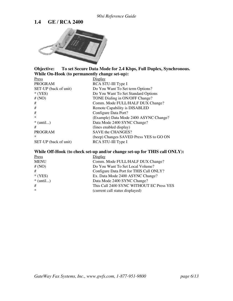 GateWay Fax Systems Easy-Fax 90si User Manual | Page 6 / 13