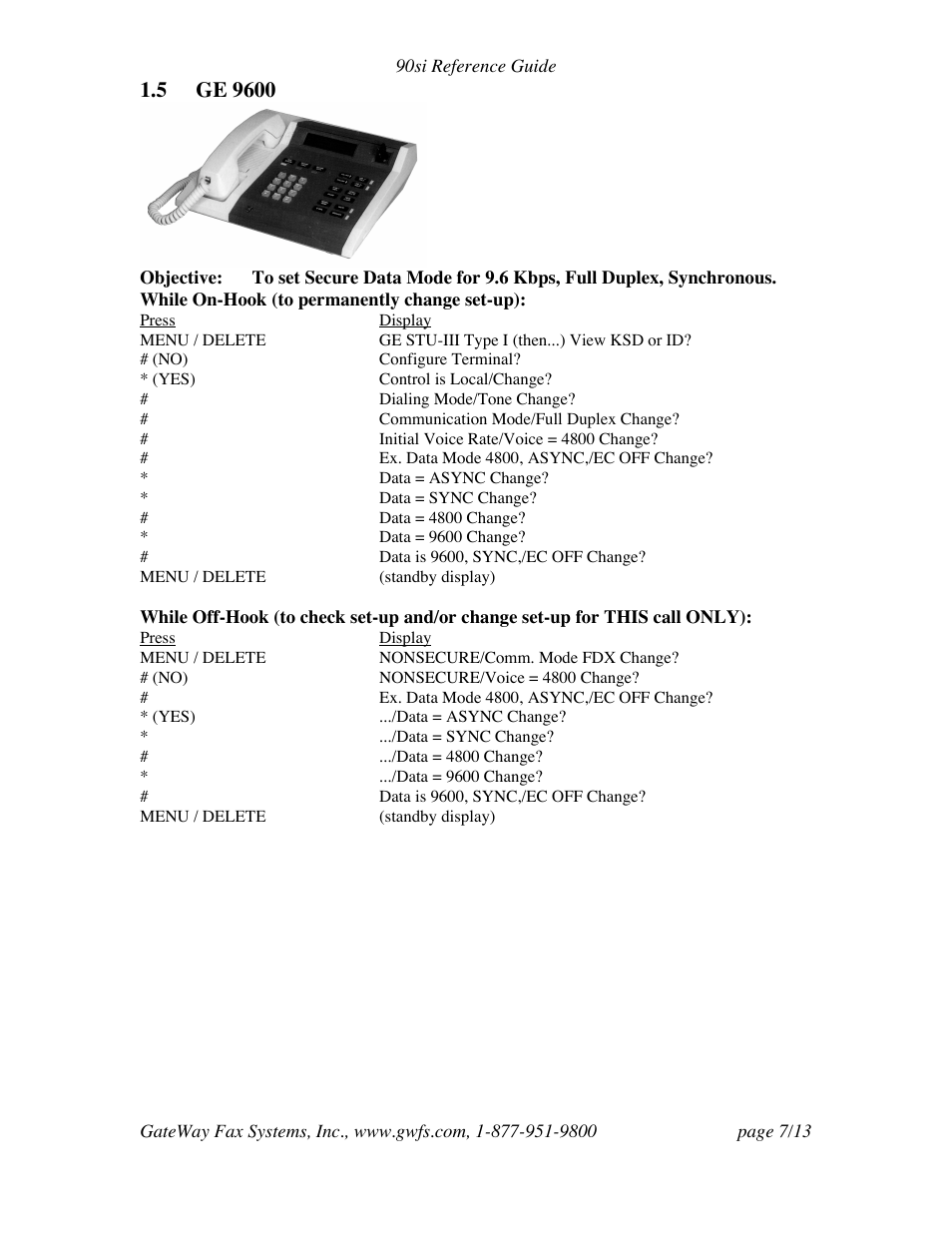 GateWay Fax Systems Easy-Fax 90si User Manual | Page 7 / 13