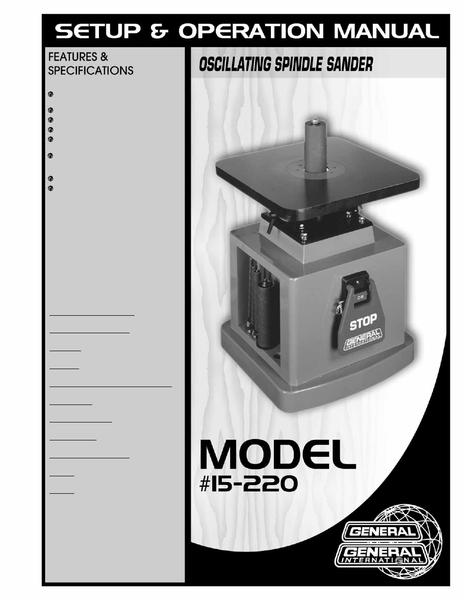 General Tire 15-220 User Manual | 18 pages