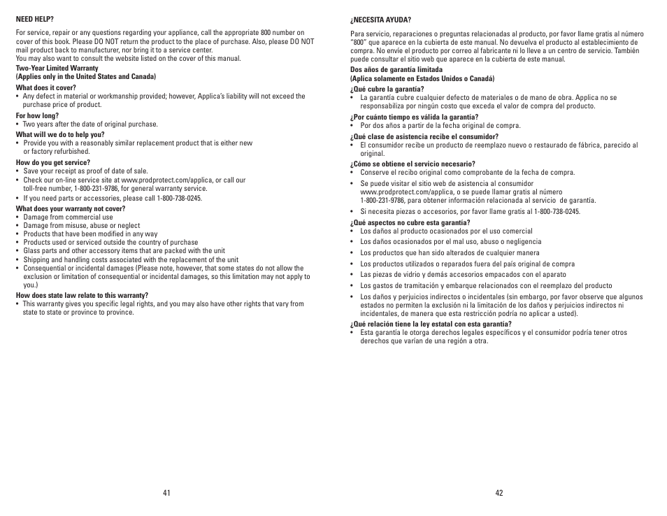 George Foreman GRP106QPGW User Manual | Page 22 / 23