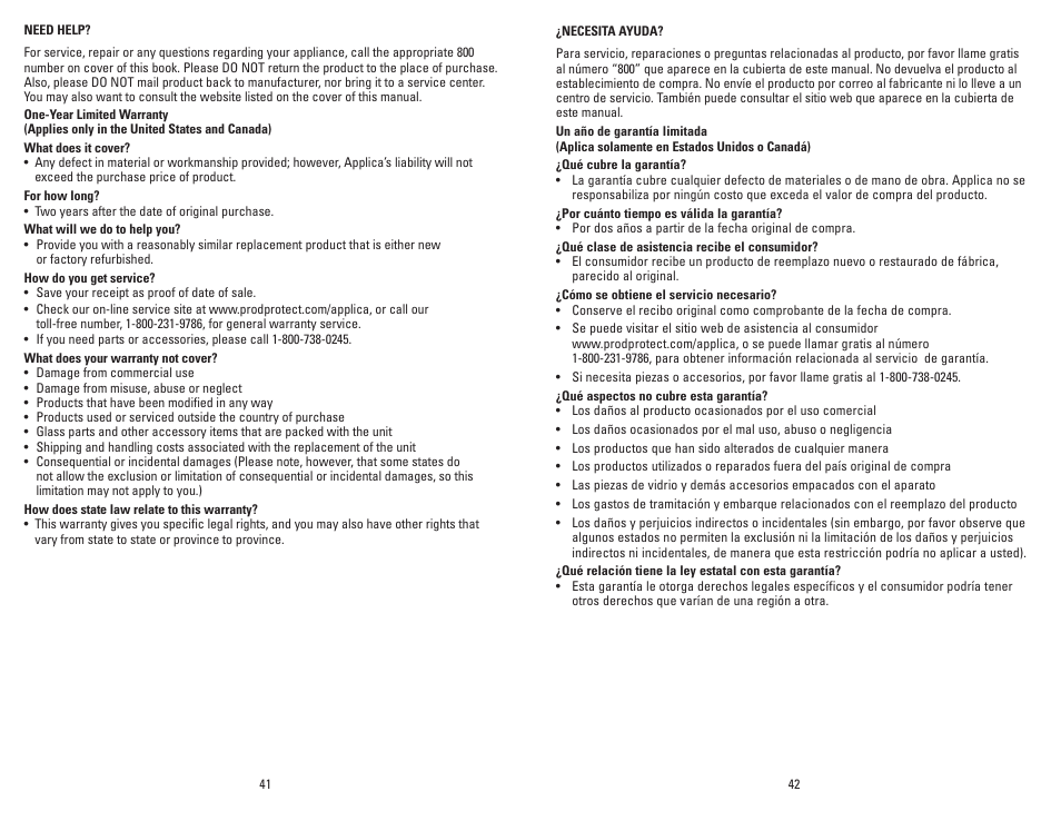 George Foreman GSF026B User Manual | Page 22 / 23