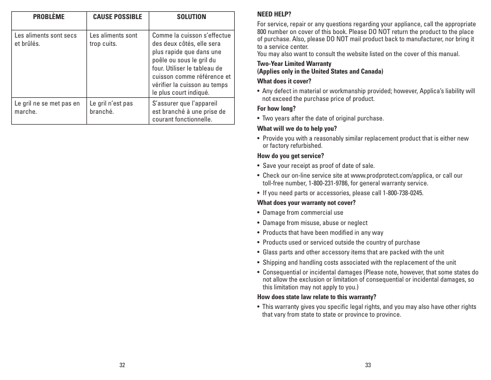 George Foreman Grand Champ GR36PCAN User Manual | Page 17 / 19