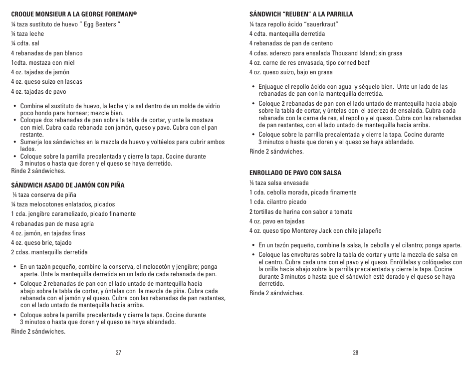 George Foreman GR236CTW User Manual | Page 15 / 25
