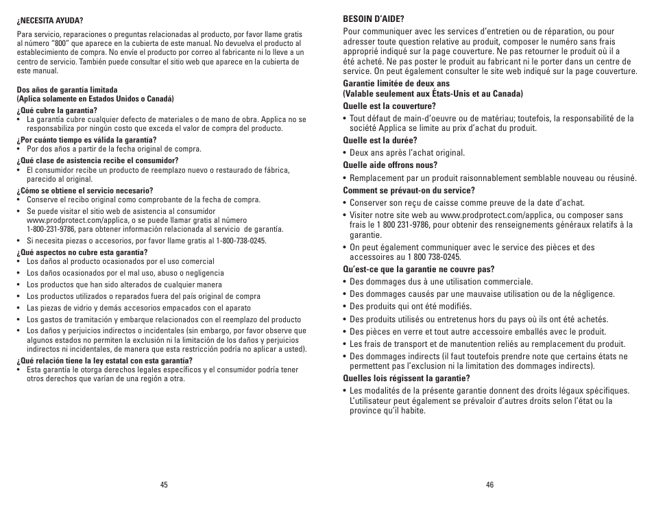 George Foreman GR236CTW User Manual | Page 24 / 25