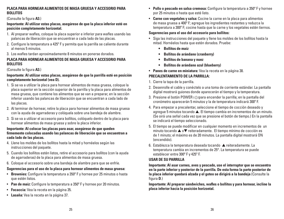 George Foreman GRP6E User Manual | Page 14 / 23