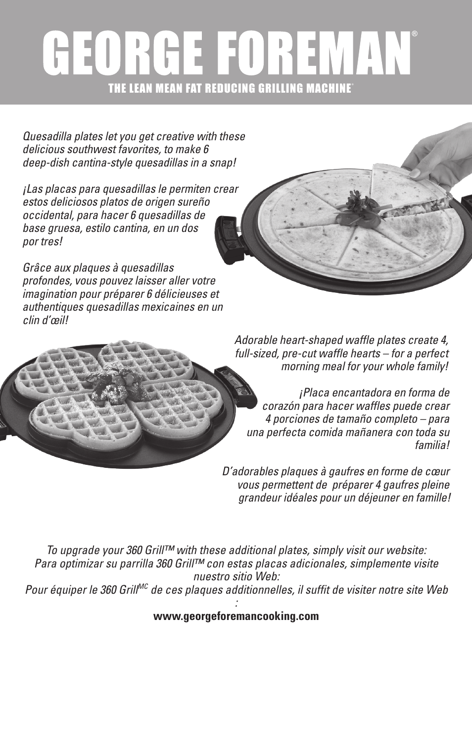 George Foreman GRP106BPR User Manual | Page 33 / 33