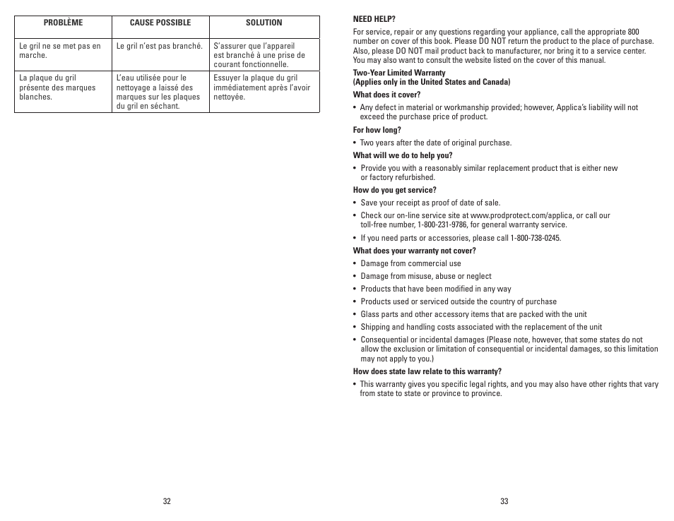 George Foreman Super Champ GR50VPUQ User Manual | Page 17 / 19