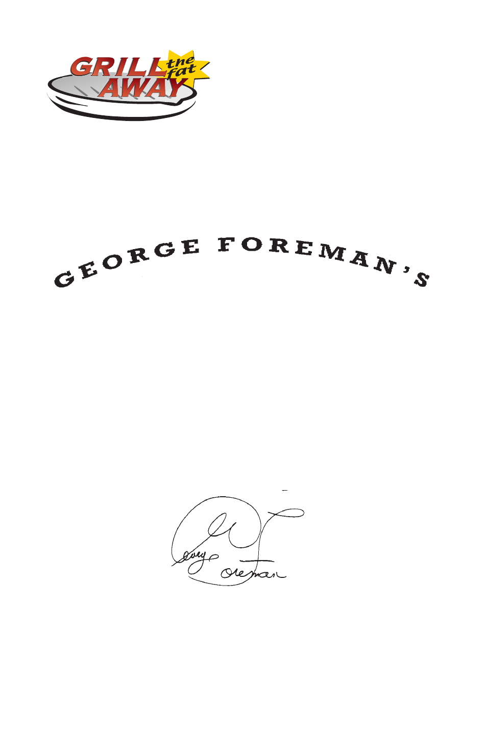 George Foreman GPA12SLP User Manual | 4 pages