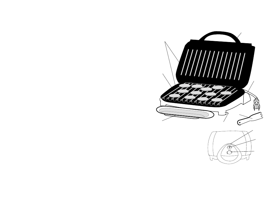 Grilled vegetables, Rosemary lamb chops | George Foreman GGR62 User Manual | Page 12 / 16