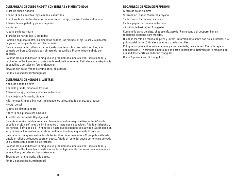 George Foreman GFQ001 User Manual | Page 10 / 13