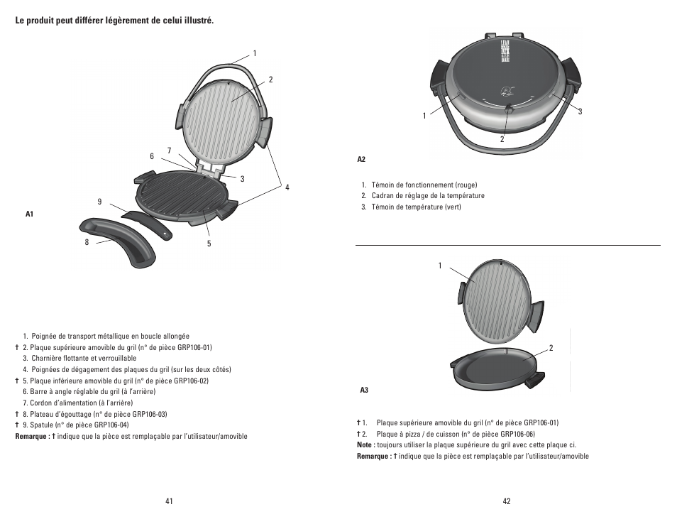 George Foreman GRP106BPB User Manual | Page 22 / 33
