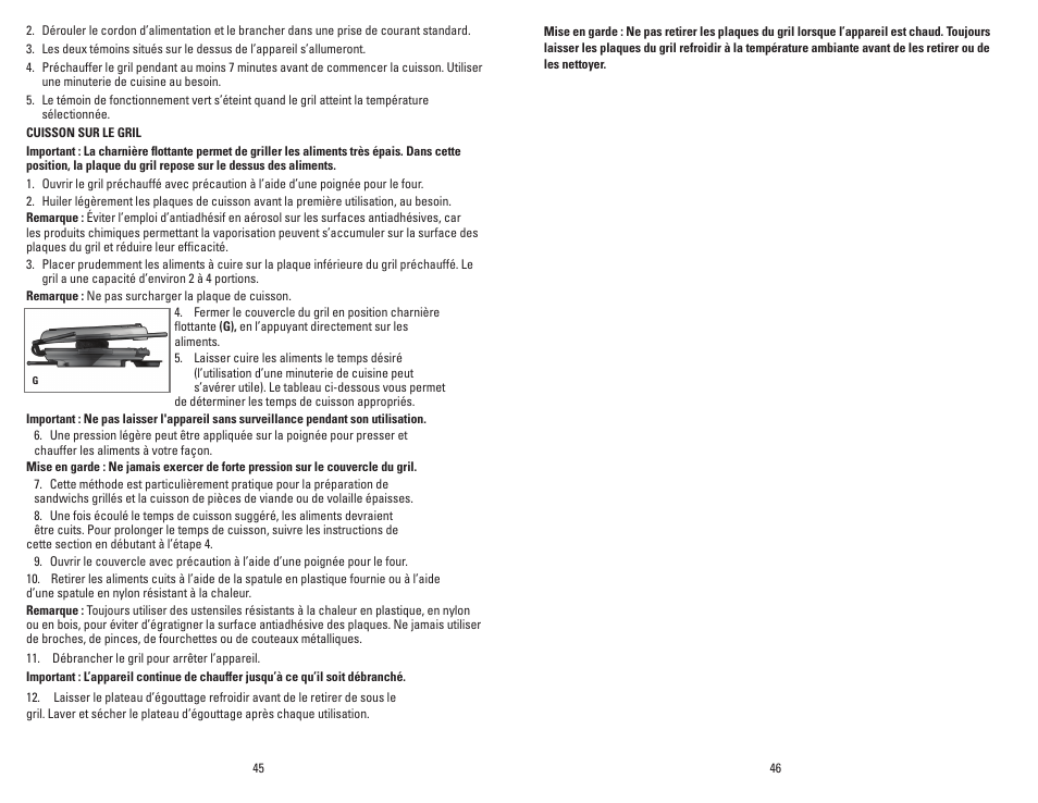 George Foreman GRP106BPB User Manual | Page 24 / 33