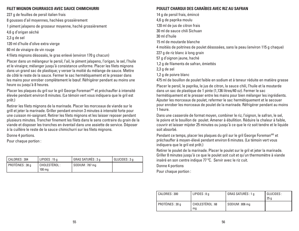 George Foreman GRP106BPB User Manual | Page 29 / 33