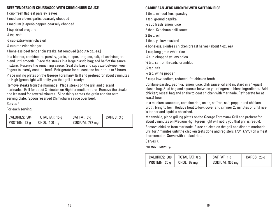 George Foreman GRP106QPGBQ User Manual | Page 9 / 23