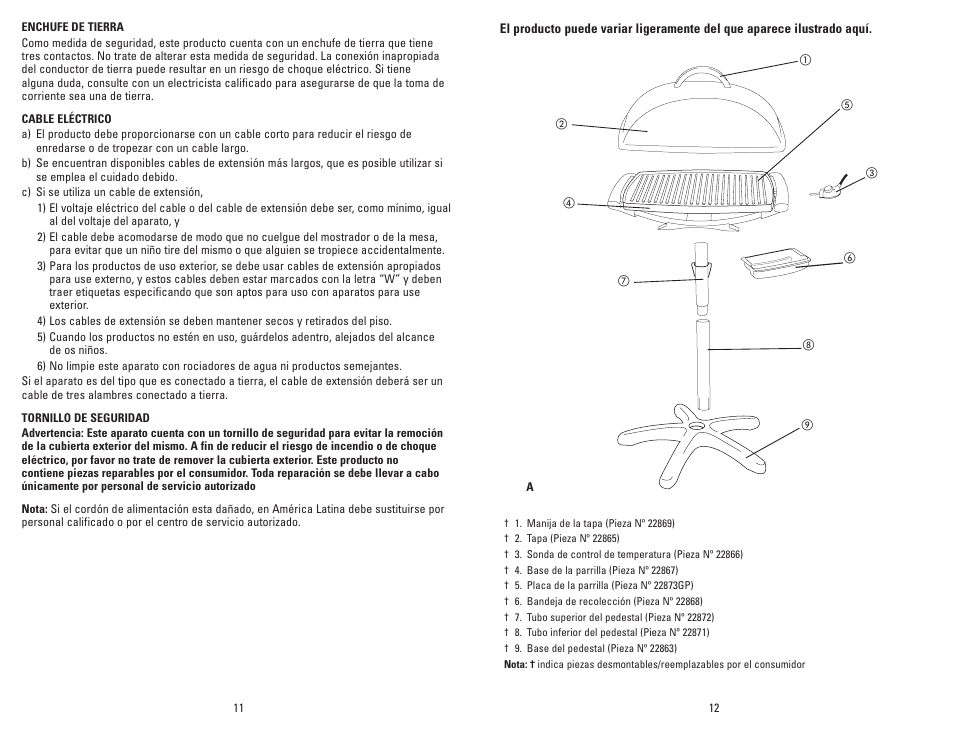 George Foreman GGR201RCDS User Manual | Page 7 / 13