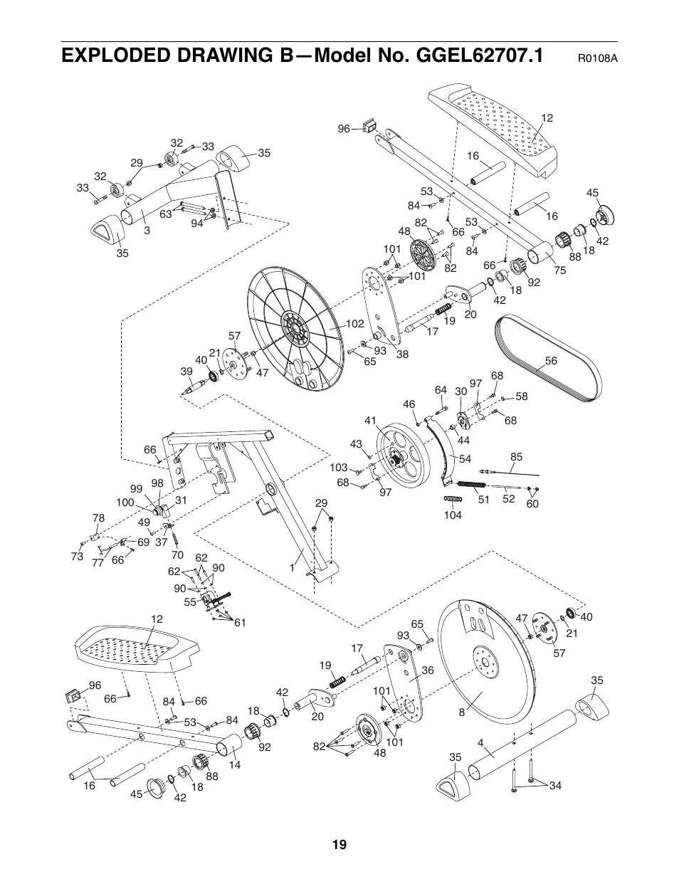 Gold's Gym GGEL62707.1 User Manual | Page 19 / 20