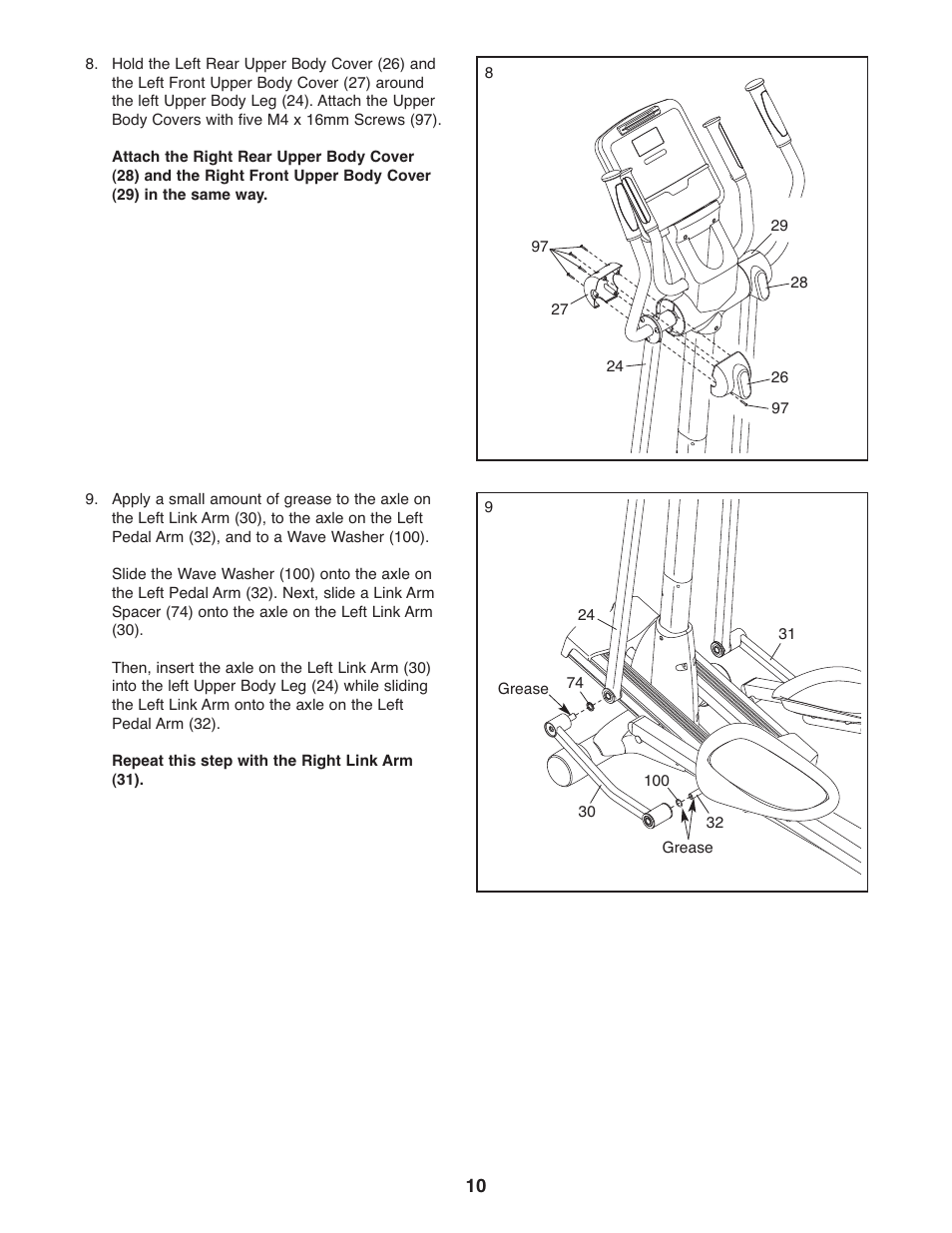 Gold's Gym GGEL68108.0 User Manual | Page 10 / 28