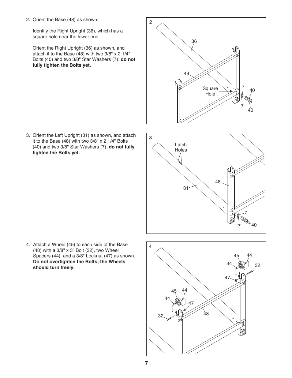 Gold's Gym 550 User Manual | Page 7 / 32
