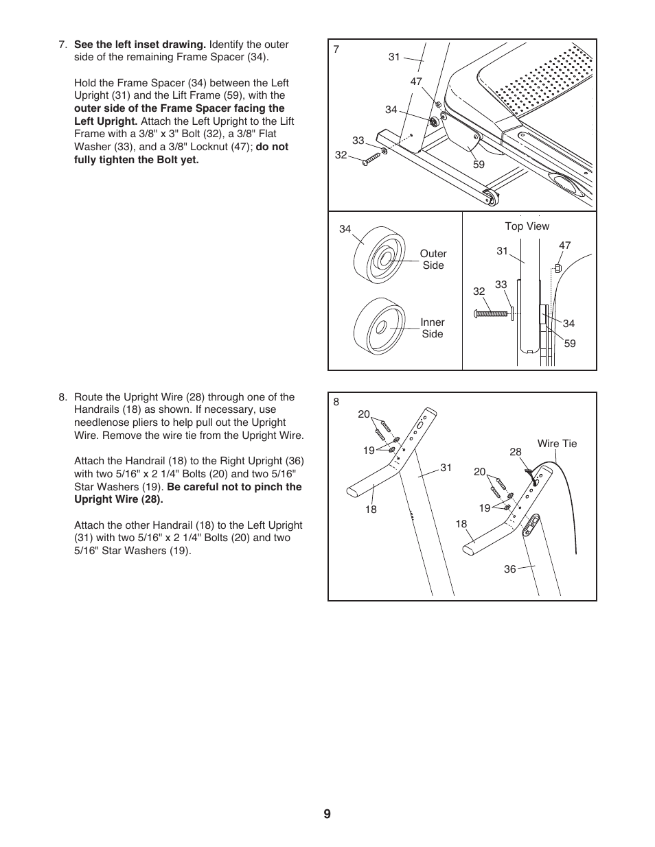 Gold's Gym 550 User Manual | Page 9 / 32