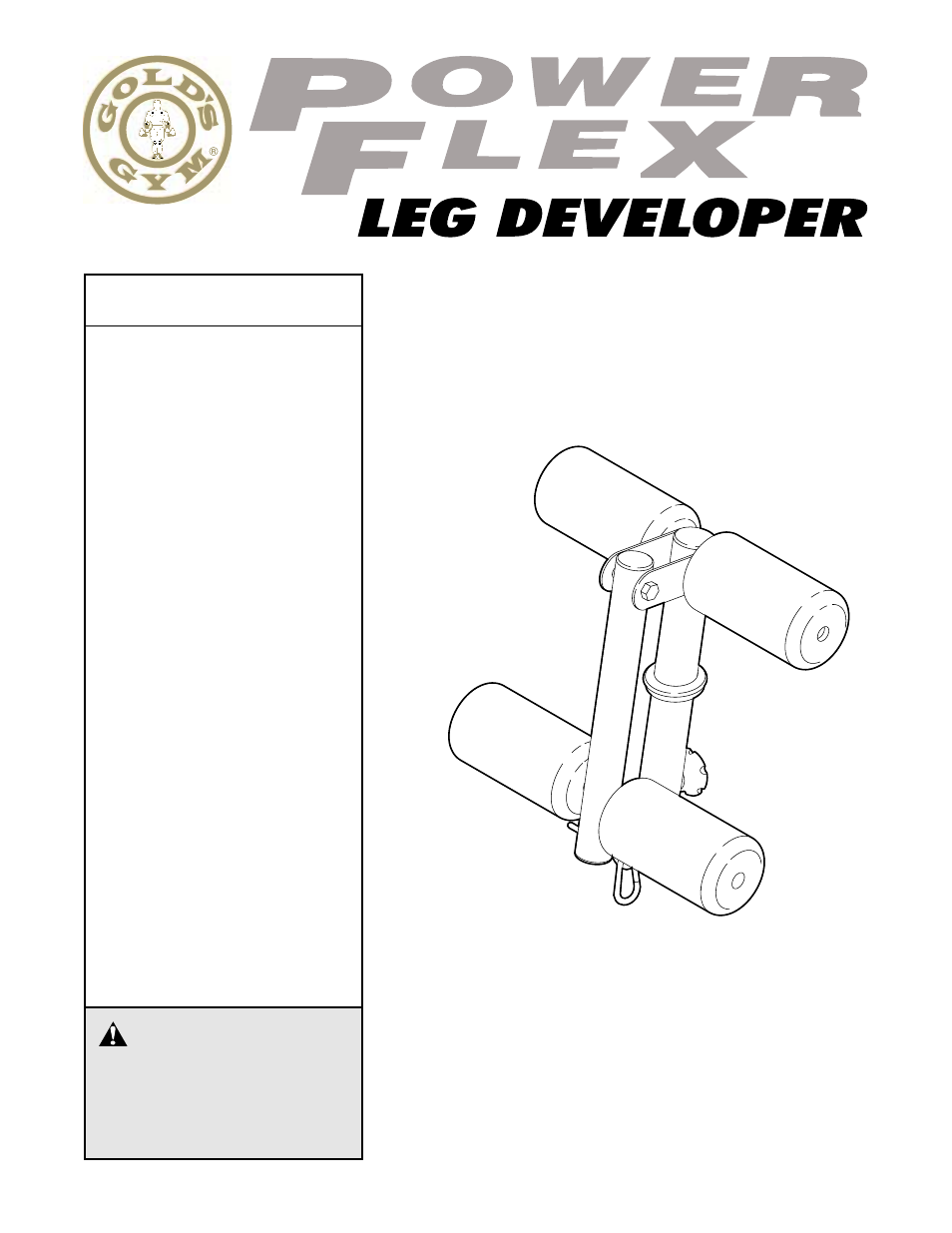 Gold's Gym GGMC03220 User Manual | 4 pages