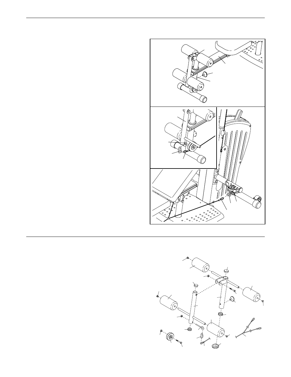 Part list/exploded drawing, Adjustments | Gold's Gym GGMC03220 User Manual | Page 3 / 4