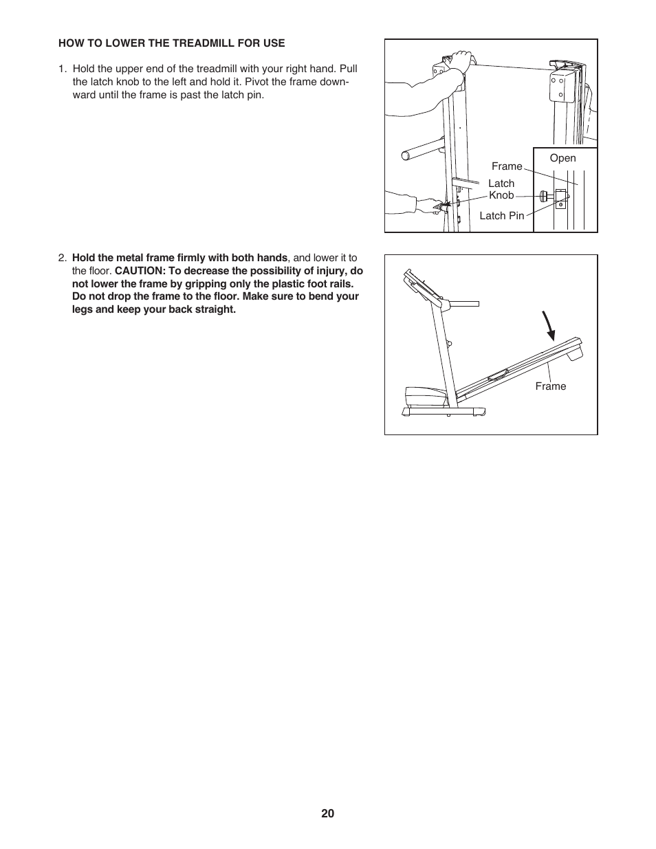 Gold's Gym GGTL58608.0 User Manual | Page 20 / 32