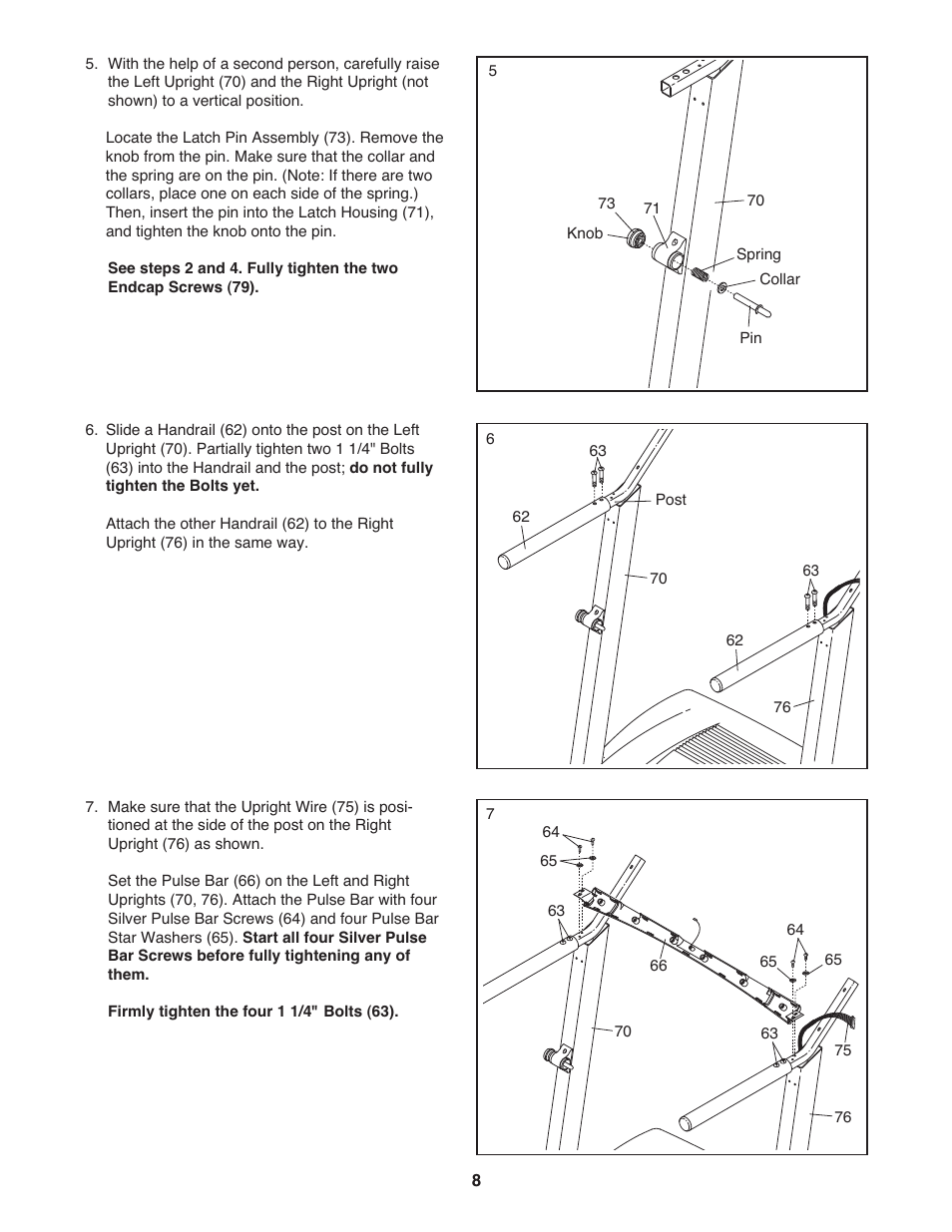Gold's Gym GGTL58608.0 User Manual | Page 8 / 32