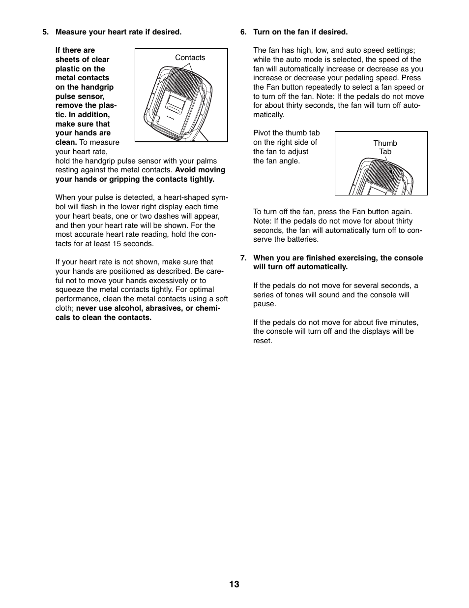 Gold's Gym GGEX61707.0 User Manual | Page 13 / 20