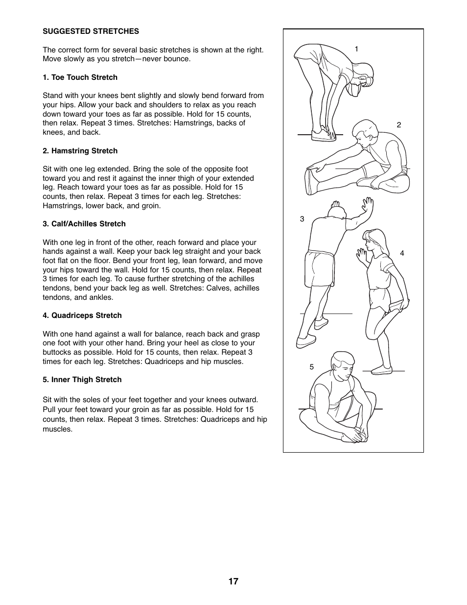 Gold's Gym GGEX61707.0 User Manual | Page 17 / 20