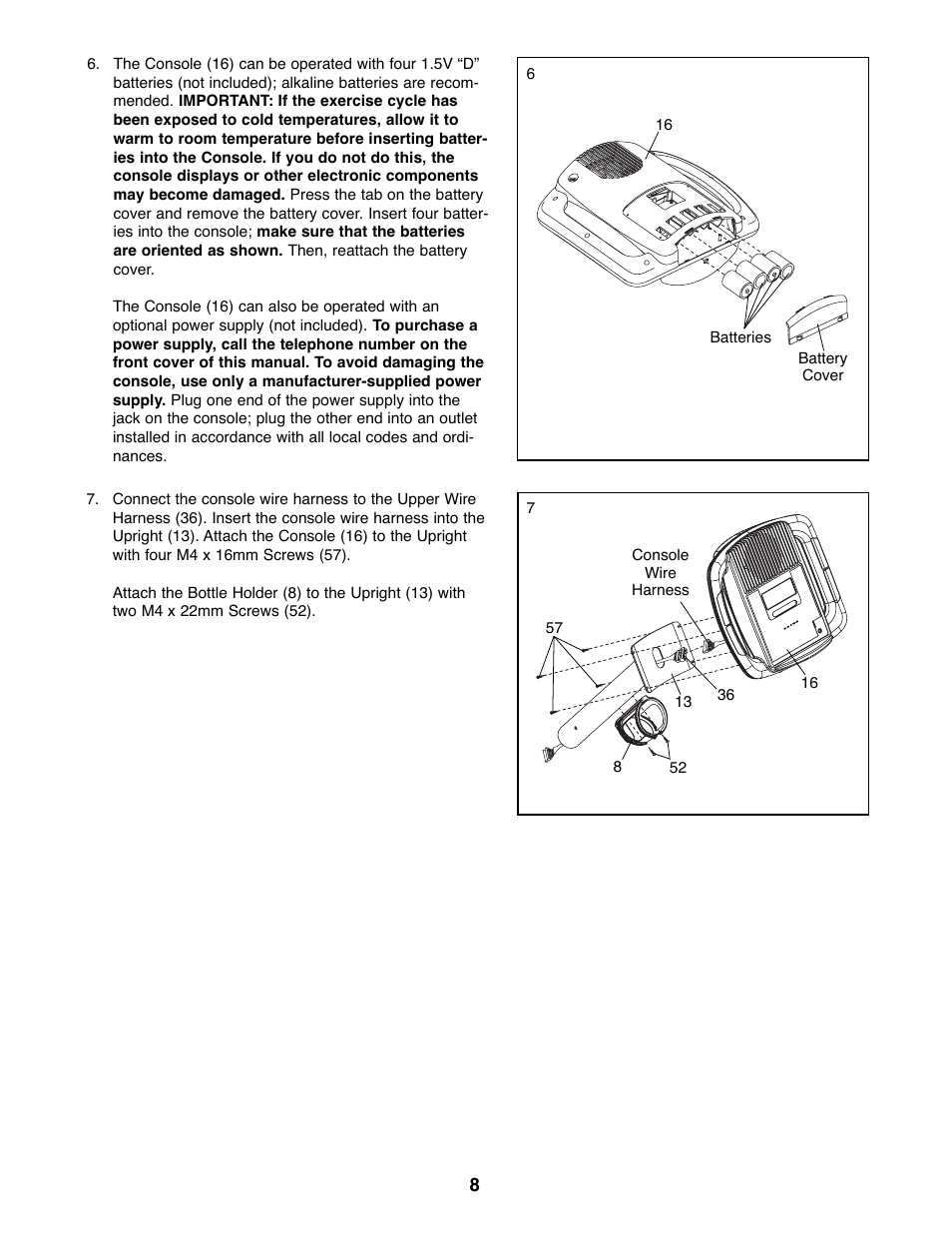 Gold's Gym GGEX61707.0 User Manual | Page 8 / 20
