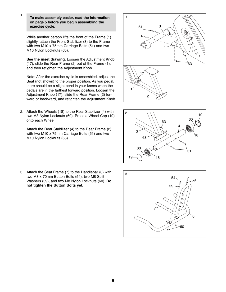 Gold's Gym 300 U GGEX72208.0 User Manual | Page 6 / 20