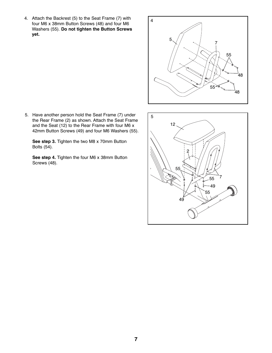 Gold's Gym 300 U GGEX72208.0 User Manual | Page 7 / 20