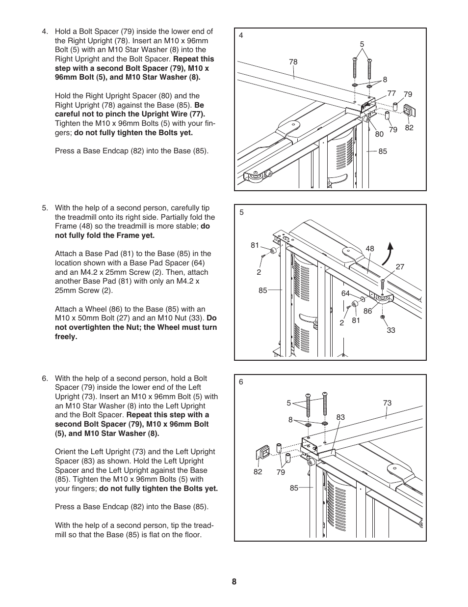 Gold's Gym GGTL03607.2 User Manual | Page 8 / 28