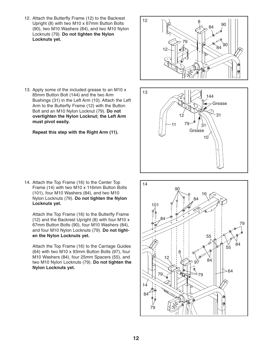 Gold's Gym GR 7000 GGBE6974.1 User Manual | Page 12 / 40