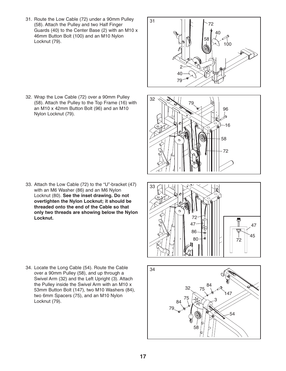 Gold's Gym GR 7000 GGBE6974.1 User Manual | Page 17 / 40