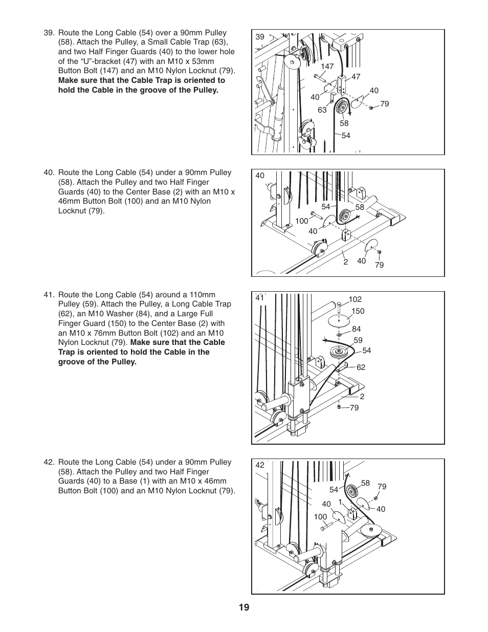 Gold's Gym GR 7000 GGBE6974.1 User Manual | Page 19 / 40