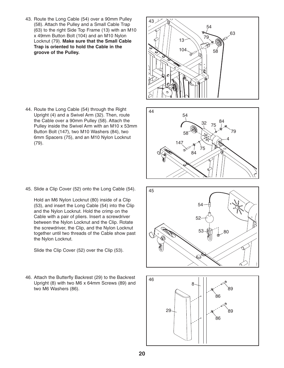 Gold's Gym GR 7000 GGBE6974.1 User Manual | Page 20 / 40