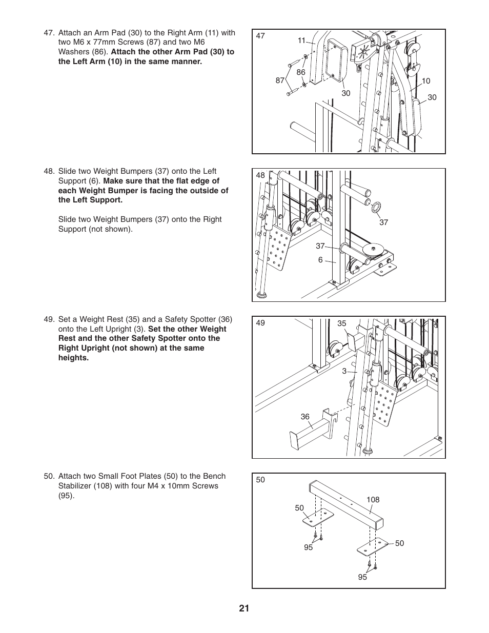 Gold's Gym GR 7000 GGBE6974.1 User Manual | Page 21 / 40