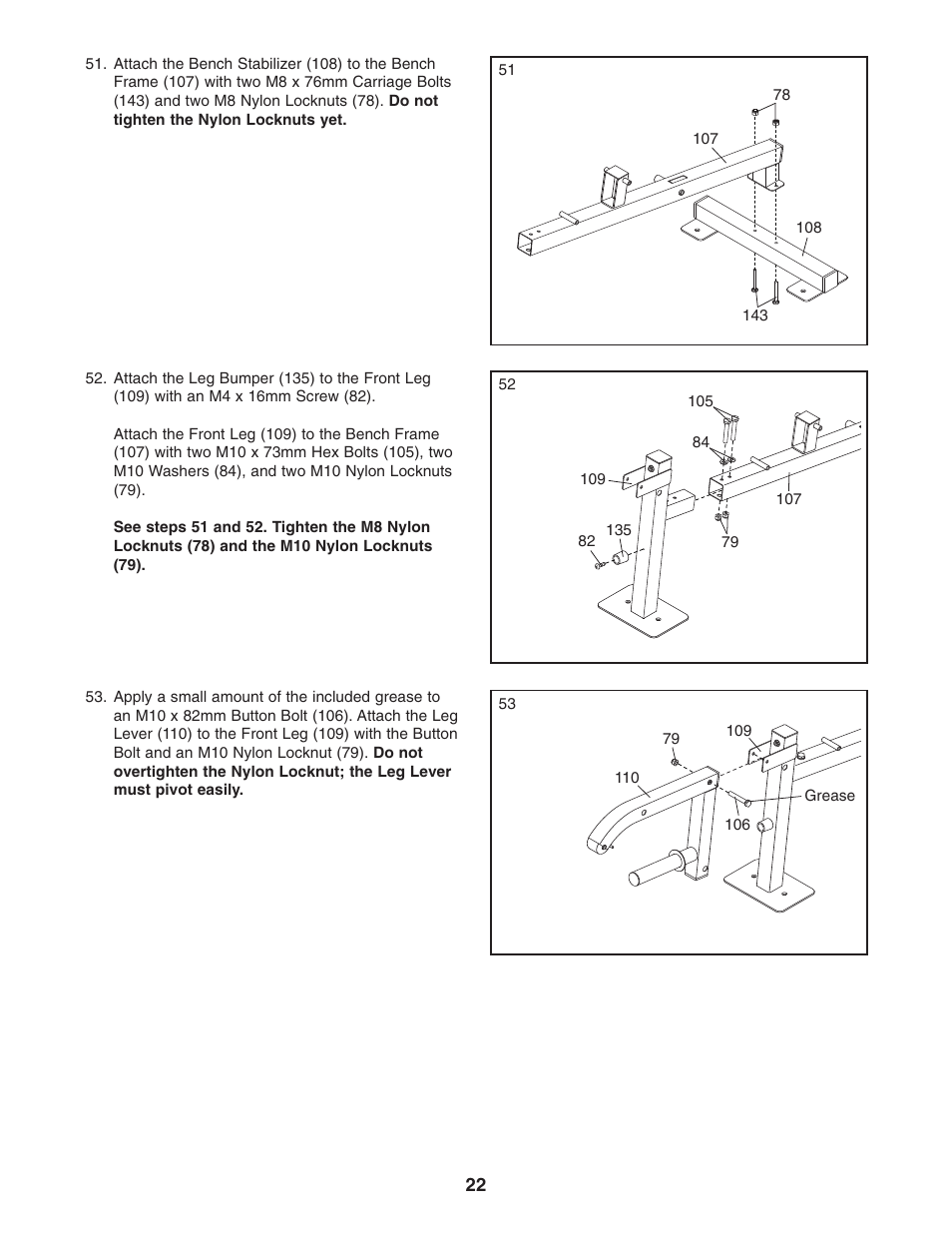 Gold's Gym GR 7000 GGBE6974.1 User Manual | Page 22 / 40