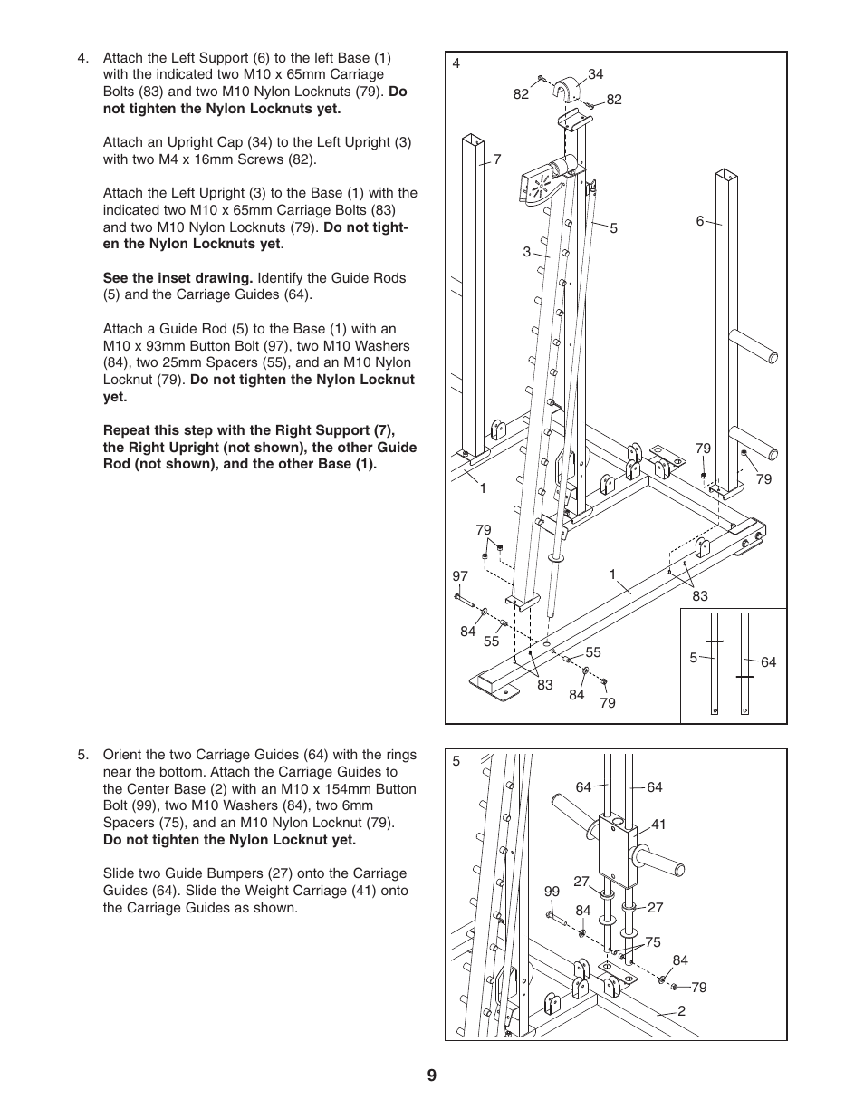Gold's Gym GR 7000 GGBE6974.1 User Manual | Page 9 / 40