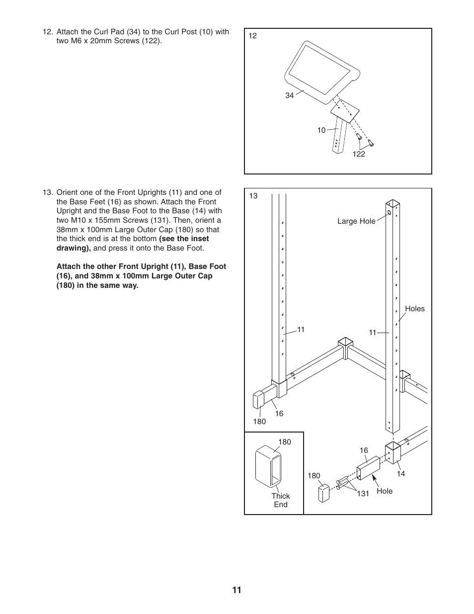 Gold's Gym GGCCBE8057.0 User Manual | Page 11 / 44
