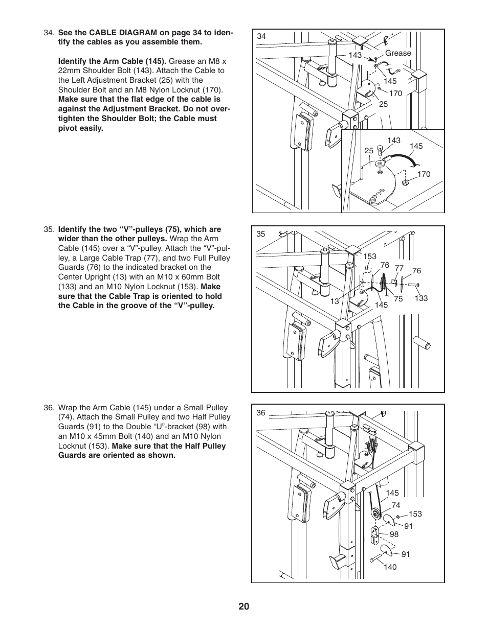 Gold's Gym GGCCBE8057.0 User Manual | Page 20 / 44