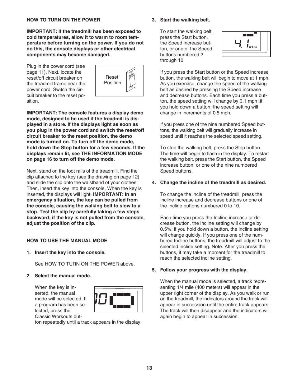 Gold's Gym GGTL03607.4 User Manual | Page 13 / 28